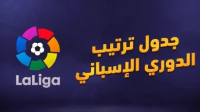 ترتيب الدوري الإسباني 2025/2026