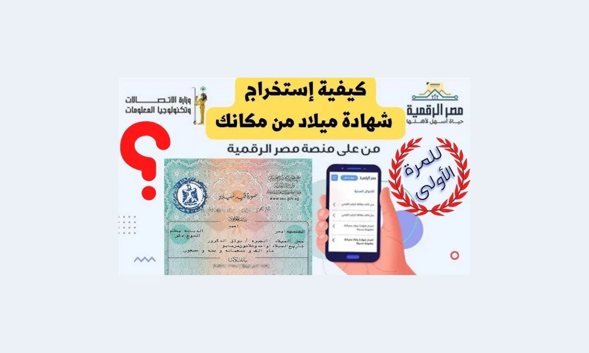 شهادة الميلاد المميكنة