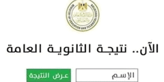 نتيجة الثانوية العامة 2025 الدور الثاني: استعلام سريع بالاسم ورقم الجلوس ونسب النجاح لكل الشُعب