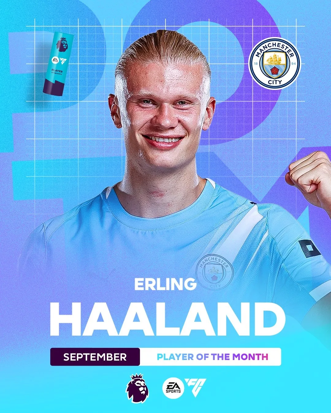 إيرلينج هالاند يتوج بجائزة أفضل لاعب في الدوري الإنجليزي لشهر سبتمبر 2025بهذا الإنجاز الجديد، يواصل إيرلينج هالاند ترسيخ مكانته كأحد أهم نجوم العالم، بفضل قدراته التهديفية العالية وتأثيره الكبير في نتائج مانشستر سيتي، ليؤكد أن الجائزة المستحقة جاءت تتويجًا لأداء مميز وثابت خلال شهر سبتمبر 2025.
